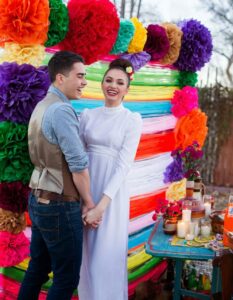 Dia de los Muertos October themed weddings